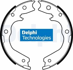 Delphi LS2137 Bremsbackensatz 4 Bremsbacken Trommelbremse für Isuzu 