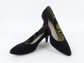 Tamaris Damenschuhe Pumps schwarz Gr. 39 High Heels Textil (17603)