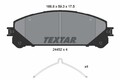 TEXTAR Bremsbelagsatz, Scheibenbremse 2445201 für LEXUS TOYOTA