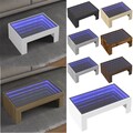 Couchtisch mit LED-Leuchten Sofatisch Wohnzimmertisch Kaffeetisch Beistelltisch
