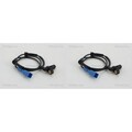 2X TRISCAN ABS-SENSOR RADDREHZAHL ABS-FÜHLER VORNE passend für PEUGEOT 206 206+