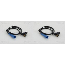2X TRISCAN ABS-SENSOR RADDREHZAHL ABS-FÜHLER VORNE passend für PEUGEOT 206 206+
