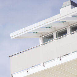 Sekey 0,75x5m Balkonsichtschutz PES Wasserdicht Sichtschutz Balkon Blickdicht