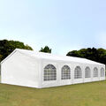 Partyzelt Pavillon 5x12m Bierzelt Festzelt Gartenzelt Vereinszelt Zelt weiß