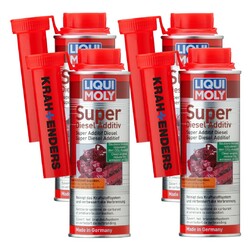 4x LIQUI MOLY 5120 Super Diesel Additiv Kraftstoff Zusatz Schutz 250ml