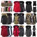 Designer Damen Jacke Parka Mantel Winterjacke warm gefüttert Damenjacken XS-XL