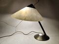 Rarität! Originale Helo Leuchten Tischlampe Perlmutt Optik 60er Bauhaus Stil