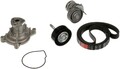 Wasserpumpe + Keilrippenriemensatz Micro-V® GATES KP76PK1735 für VW AUDI SKODA 6