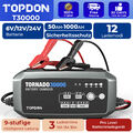 TOPDON T30000 10A/15A/30A Sicheres Batterieladegerät bis 360W Batteriereparatur