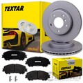 TEXTAR BREMSSCHEIBEN + BELÄGE VORNE für NISSAN QASHQAI II 2 J11 + RENAULT KADJAR