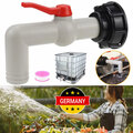 IBC Tank Adapter Zubehör IBC Container Auslaufhahn Wassertank Kugelauslaufhahn