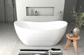 freistehende Badewanne Standbadewanne Wanne 150x80 160x80 170x80 Acryl Siphon Cl