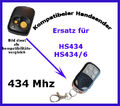434 Mhz Handsender Fernbedienung kompatibel zu Einhell Garagentor HS 434/6
