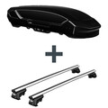 Dachbox Thule Motion 3 + Dachträger Thule SmartRack XT für Opel Antara L07 kpl.