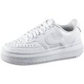 W Nike Sneaker "Court Vision Alta Ltr" white/white-white, Retro Plateau Sneaker