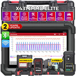 2025 LAUNCH X431 IMMO Elite + X-PROG 3 PRO 5 KFZ OBD2 Diagnosegerät ALLE SYSTEM 