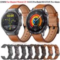 Leder Armband für Huawei Watch GT5 Pro GT4 GT3 GT2 5 4 46mm 20/22mm Ersatz Band