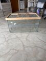 Hamster-Mãuse-Kleintier Glass Terrarium 80*40cm mit Deckel