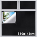 Dachfenster 145x350cm Verdunklungsrollo ohne Bohren Sonnenschutz Rollo&Klettband