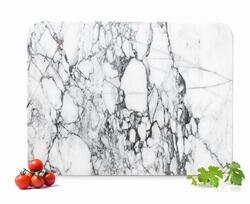 Schneidebrett 40x30cm aus Marmor Servierbrett Schneidbrett Servierplatte 