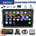 DAB+ Android 13 Carplay Autoradio GPS WIFI RDS KAM Für VW GOLF 5 6 Caddy Polo 6R