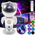 LED Astronaut Sternenhimmel Projektor Lampe Galaxy Nebula Aurora Star Nachtlicht