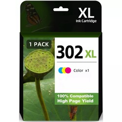 1-2er DRUCKERPATRONEN für HP 302 XXL OfficeJet 3830 3831 3636 3630 3833 3835 XXL