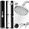 tillvex® Solardusche Gartendusche Pooldusche Camping Außendusche Regendusche