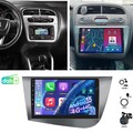 4+64GB DAB+ Carplay Autoradio Für Seat Leon MK2 1P1 2005-2012 Android 15 GPS KAM