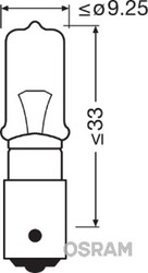 Glühlampe Tagfahrleuchte ORIGINAL ams-OSRAM 64138 H21W für MERCEDES AROCS ACTROS