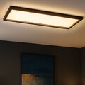 Deckenleuchte Deckenpanel Wohnzimmerlampe LED Backlight schwarz opal L 58,2 cm
