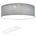 LED Deckenleuchte rund mit Sterneneffekt warmweiß 12W Design Deckenlampe