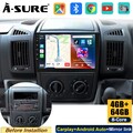 8-Core Android 14 Autoradio Carplay BT5.0 FM Navi Für 1DIN Fiat Ducato 2007-2023