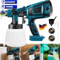 Für Makita 18V Akku Farbspritzgerät Sprühpistole Farbspritzpistole 1000ml 200W
