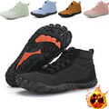 Winter Warme Wanderschuhe Wasserdicht für Trekking Klettern Laufen Barfuß Schuhe