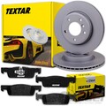 TEXTAR BREMSSCHEIBEN + BELÄGE VORNE passend für DACIA SANDERO 2 + LOGAN / MCV 2