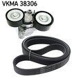 Keilrippenriemensatz SKF VKMA 38306 für F30 F10 BMW F11 F80 F31 5er Touring 3er