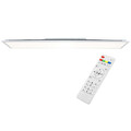 LED Deckenleuchte Aufbaupanel Allie weiß 120x30cm 37W CCT RGB Fernbedienung