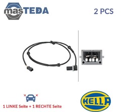 6PU 012 806-831 ABS SENSOR DREHZAHLFÜHLER HINTEN HELLA 2PCS FÜR AUDI A4 B6,8E2