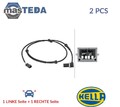 6PU 012 806-831 ABS SENSOR DREHZAHLFÜHLER HINTEN HELLA 2PCS FÜR AUDI A4 B6,8E2