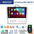 64G Carplay Android 15 Autoradio GPS Nav ChatGPT AI Für Ford Focus MK2 2004-2011