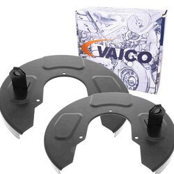 2X VAICO SPRITZBLECHE BREMSSCHEIBEN HINTEN LINKS RECHTS PASSEND FÜR FORD GALAXY