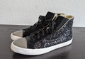 Geox - Damensneaker - Gr. 38 - schwarz/Glitzer - NEU