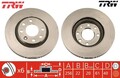 2x Bremsscheibe TRW DF2748 2 Bremsscheiben Vorderachse Vorne für Volvo