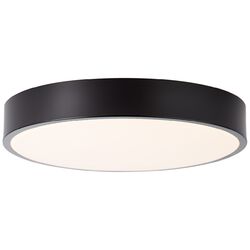 BRILLIANT Lampe Slimline LED Deckenleuchte 33cm weiß/schwarz | 1x 12W LED integr