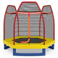 Gartentrampolin Kindertrampolin mit Sicherheitsnetz Indoor-/Outdoor Trampolin