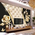 Vlies Fototapete Wandtapete Wandbilder Schwarz und Gold Schmuck 2574