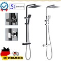 Duschsystem Thermostat Duscharmatur Massage Regendusche Duschset mit Handbrause