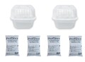 Luftentfeuchter Set 2 x Boxen mit 4 x 450g Granulat Raum Entfeuchter Trockner