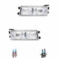 Scheinwerfer Set H1/H4 für Mitsubishi Lancer IV C6_A C7_A inkl. Osram Lampen